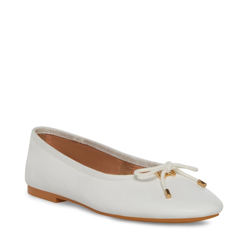 Ballerinas Steve Madden Blossoms Cuero Mujer Blancas | ES MKSE83